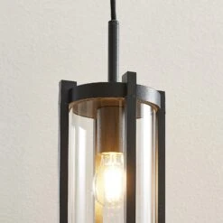 Lucande Brienne Pendelleuchte Für Außenbereich -Lucande 9616167 7