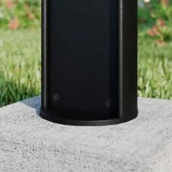 Lucande Corban Sockelleuchte Mit Zwei Steckdosen -Lucande 9616172 3