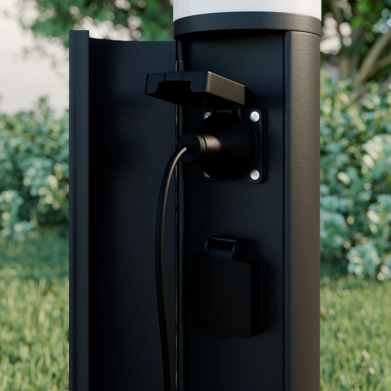 Lucande Corban LED-Sockelleuchte, Tür + Steckdosen 5 Lucande Corban LED-Sockelleuchte, Tür + Steckdosen – Bild 5