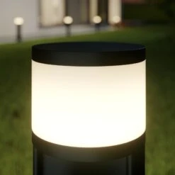 Lucande Corban LED-Sockelleuchte Mit 2 Steckdosen -Lucande 9616174 8