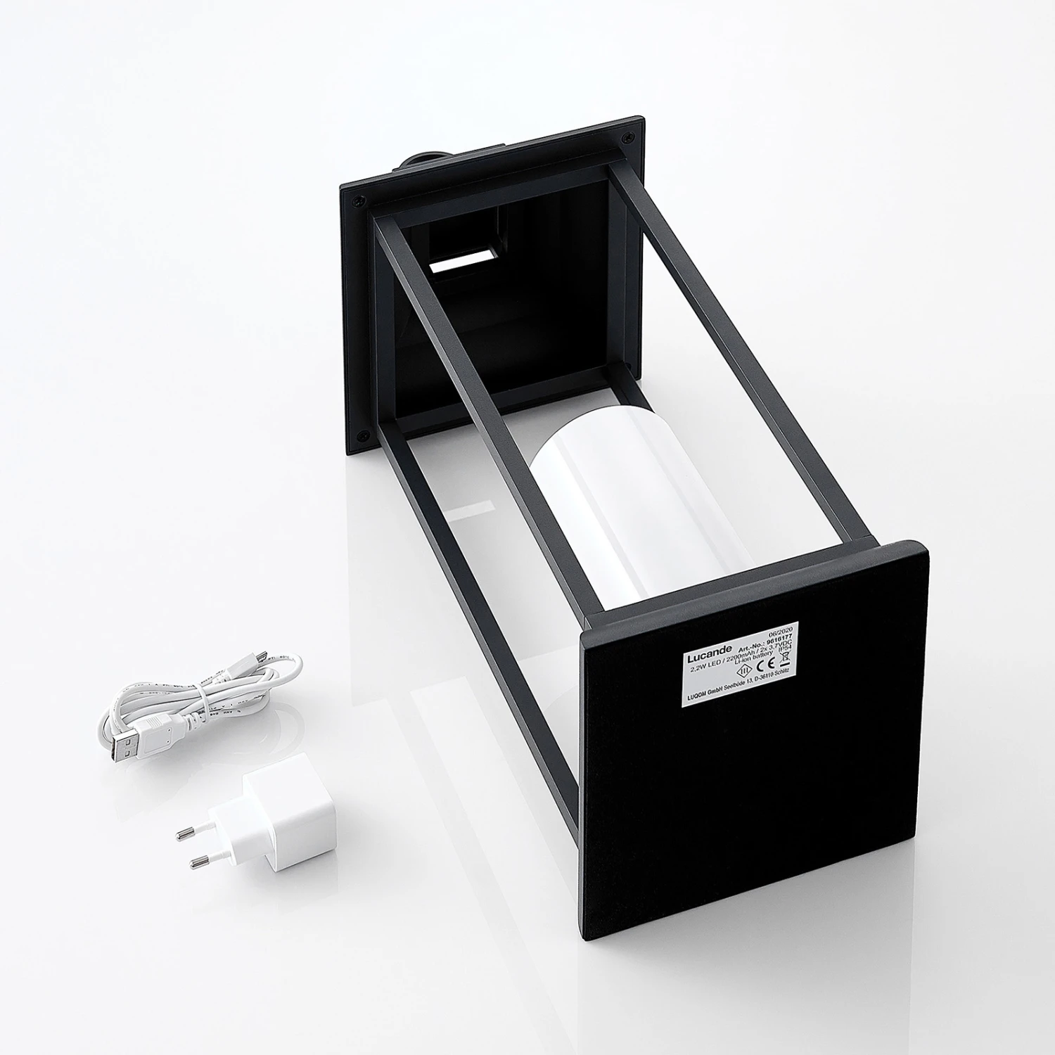 Lucande Vadik LED-Außenlaterne Mit Akku 9 Lucande Vadik LED-Außenlaterne Mit Akku – Bild 9