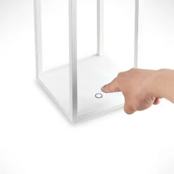 Lucande Elaja LED-Außenlaterne, USB, Weiß -Lucande 9616222 3