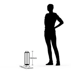 Lucande Elaja LED-Außenlaterne, USB, Weiß -Lucande 9616222 5