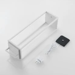 Lucande Elaja LED-Außenlaterne, USB, Weiß -Lucande 9616222 8