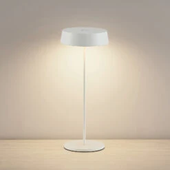 Lucande Tibia LED-Tischleuchte, Akku, USB, Weiß 11 Lucande Tibia LED-Tischleuchte, Akku, USB, Weiß -Lucande 9616230 2