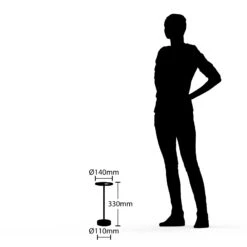 Lucande Halona LED-Tischlampe, Akku, USB, Weiß -Lucande 9616232 6