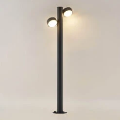 Lucande Kynlee LED-Pollerleuchte, 2-fl., 75 Cm -Lucande 9616238 6