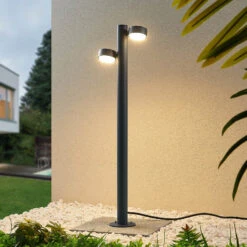 Lucande Kynlee LED-Pollerleuchte, 2-fl., 75 Cm -Lucande 9616238 7