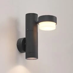 Lucande Marvella Außenwandleuchte, Zweiflammig -Lucande 9616243 5