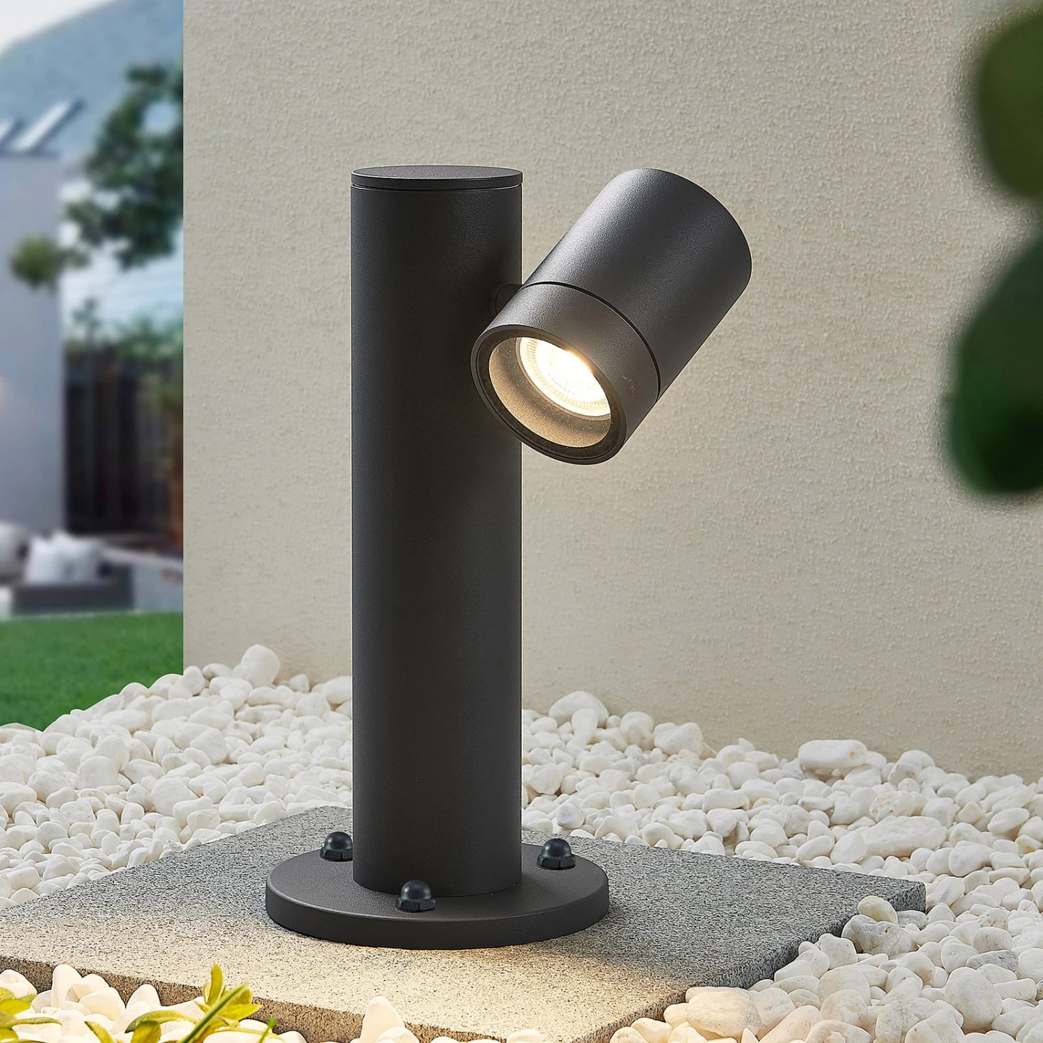 Lucande Maloney Sockelleuchte, Einflammig, 30 Cm 1 Lucande Maloney Sockelleuchte, Einflammig, 30 Cm