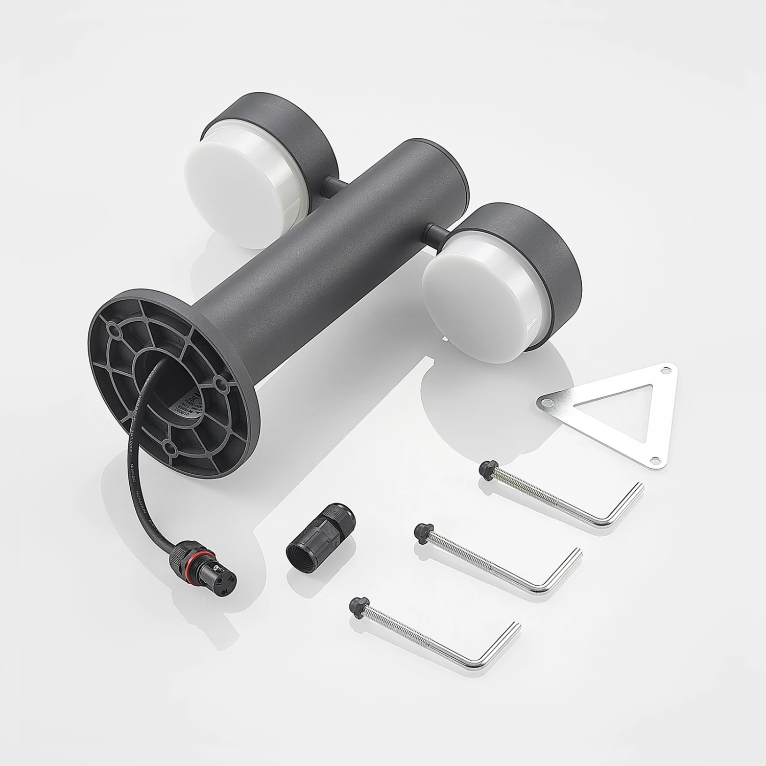 Lucande Marvella Sockelleuchte, Zweiflammig, 30 Cm 9 Lucande Marvella Sockelleuchte, Zweiflammig, 30 Cm – Bild 9