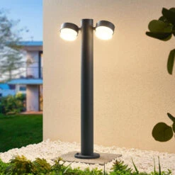 Lucande Marvella Pollerleuchte, Zweiflammig, 75 Cm -Lucande 9616255 7