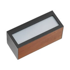 Lucande Lengo Wandleuchte E27 25cm 1-fl. Holz -Lucande 9616271 2