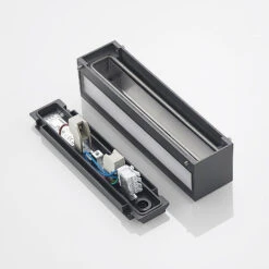 Lucande Lengo Wandleuchte R7s 25cm Down Holz -Lucande 9616274 8