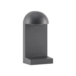 Lucande Jasmia Außenwandlampe, Dunkelgrau, G9 -Lucande 9616280 2