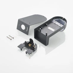 Lucande Jasmia Außenwandlampe, Dunkelgrau, G9 -Lucande 9616280 7