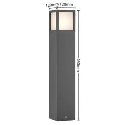 Lucande Dewari Wegeleuchte Mit E27-Fassung -Lucande 9616288 3