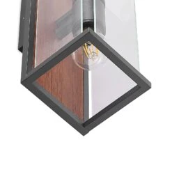 Lucande Elwin Wandleuchte, Eckig, Zweiflammig -Lucande 9616291 6