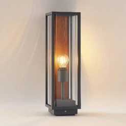 Lucande Elwin Sockelleuchte, Eckig, Alu, 50 Cm 14 Lucande Elwin Sockelleuchte, Eckig, Alu, 50 Cm -Lucande 9616292 5