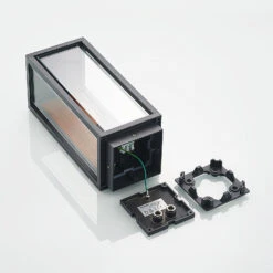 Lucande Elwin Sockelleuchte, Eckig, Alu, 35 Cm -Lucande 9616293 8