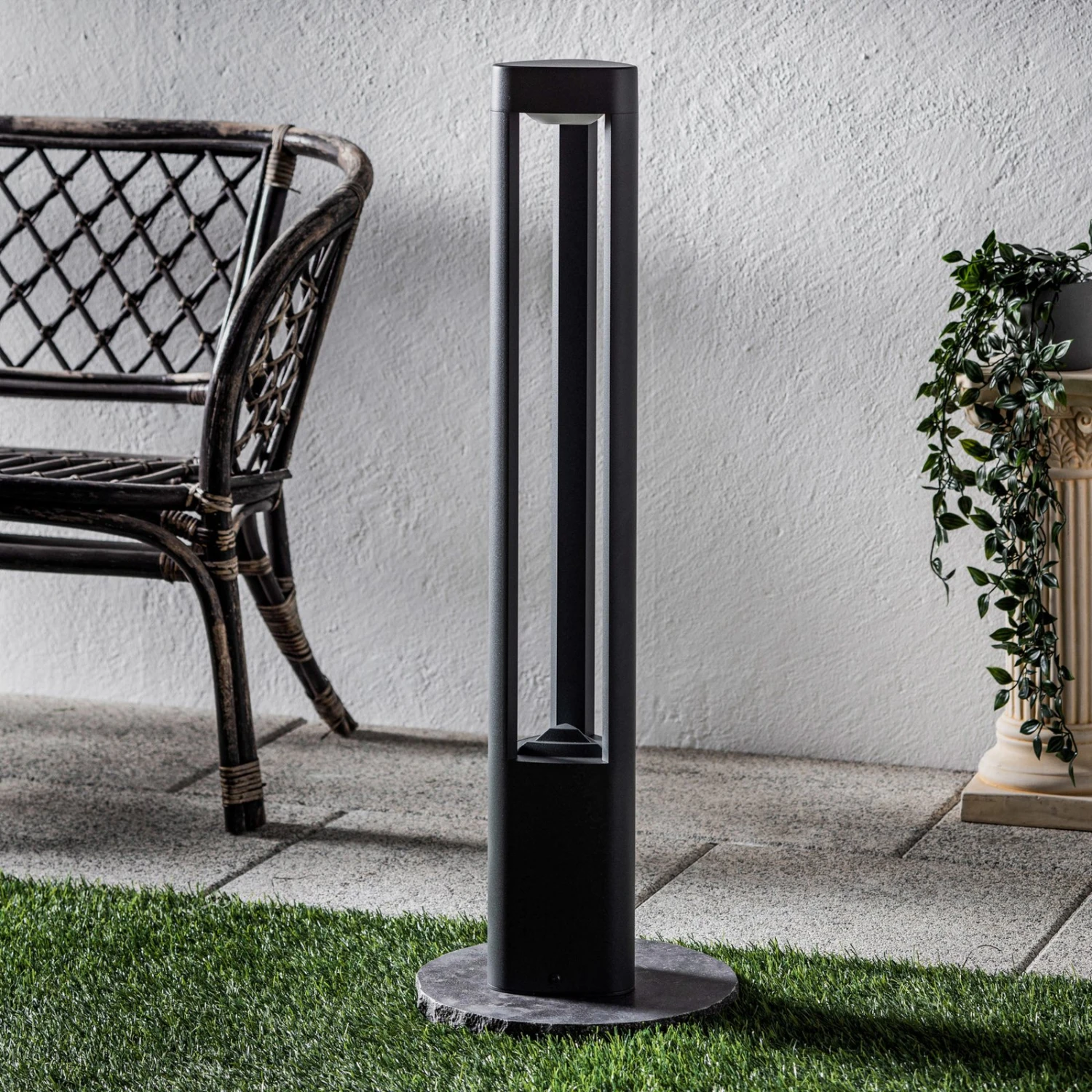 Lucande Aluminium-Wegeleuchte Nanna Mit LED 2 Lucande Aluminium-Wegeleuchte Nanna Mit LED – Bild 2