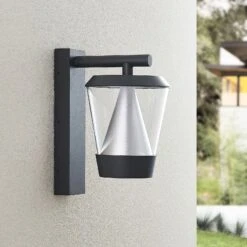 Lucande Tiany LED-Außenwandleuchte, Hängend -Lucande 9617062 2