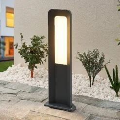 Lucande Secunda LED-Sockelleuchte, Höhe 50 Cm