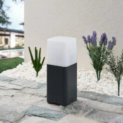 Lucande Obuna Sockelleuchte, Höhe 30 Cm -Lucande 9617105 2