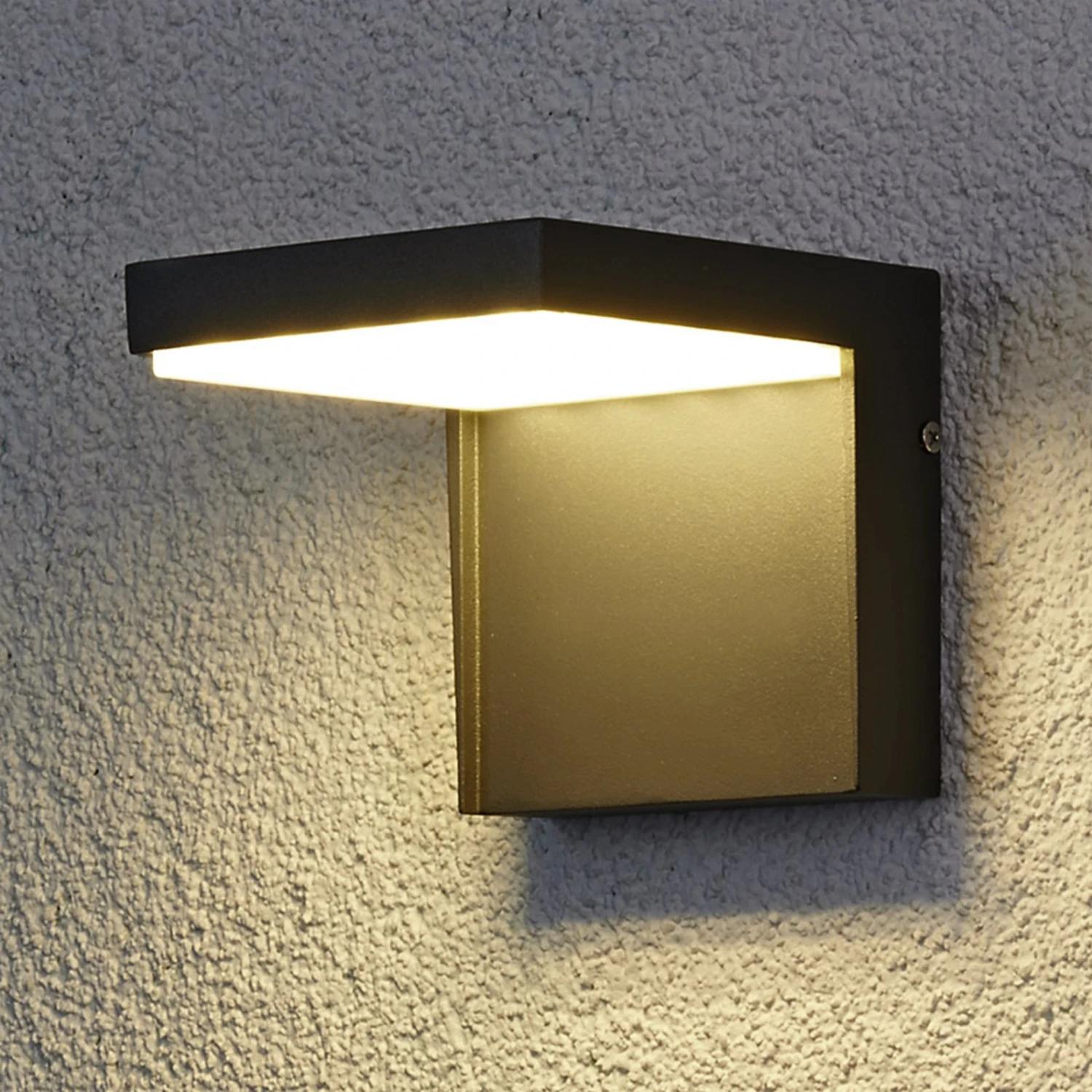 Lucande Moderne LED-Außenwandleuchte Rachel Aus Aluminium 1 Lucande Moderne LED-Außenwandleuchte Rachel Aus Aluminium