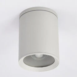 Lucande Außen-Deckenstrahler Minna, Silbergrau 11 Lucande Außen-Deckenstrahler Minna, Silbergrau -Lucande 9618024 3