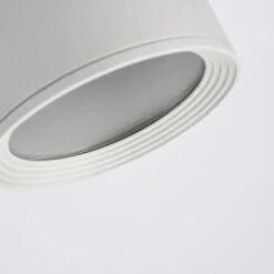 Lucande Außen-Deckenstrahler Minna, Silbergrau 12 Lucande Außen-Deckenstrahler Minna, Silbergrau -Lucande 9618024 4