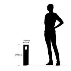 Lucande Forama LED-Wegeleuchte, Dunkelgrau -Lucande 9618141 4