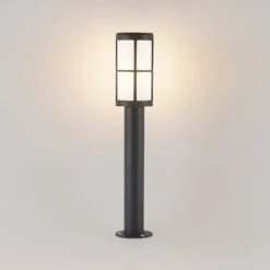 Lucande Kelini Wegeleuchte, 65 Cm, Dunkelgrau -Lucande 9618149 2