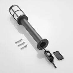 Lucande Kelini Wegeleuchte, 65 Cm, Dunkelgrau -Lucande 9618149 8