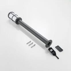 Lucande Kelini Wegeleuchte, 90 Cm, Dunkelgrau -Lucande 9618151 8