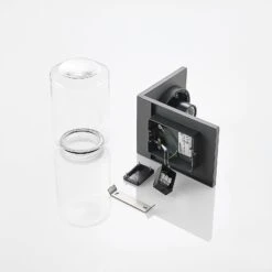 Lucande Semka Außenwandleuchte, Dunkelgrau -Lucande 9618153 8