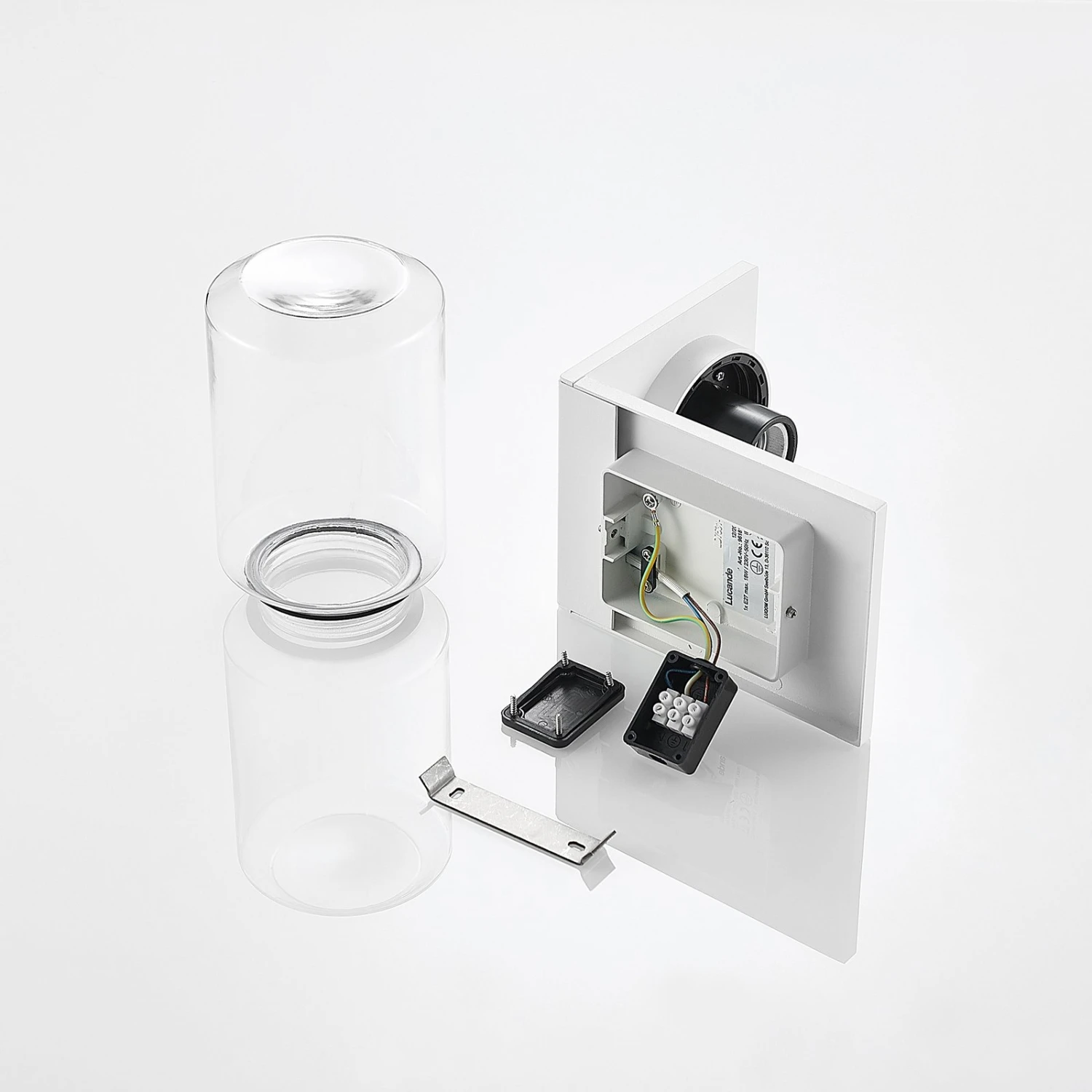 Lucande Semka Außenwandleuchte, Weiß 9 Lucande Semka Außenwandleuchte, Weiß – Bild 9