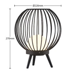 Lucande Kartivan LED-Außentischleuchte Mit IP65 -Lucande 9618165 4