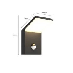 Lucande LED-Außenwandleuchte Nevio Mit Bewegungssensor -Lucande 9619040 4
