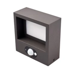 Lucande Sensor-LED-Außenwandleuchte Mahra , Solarbetrieben -Lucande 9619074 2