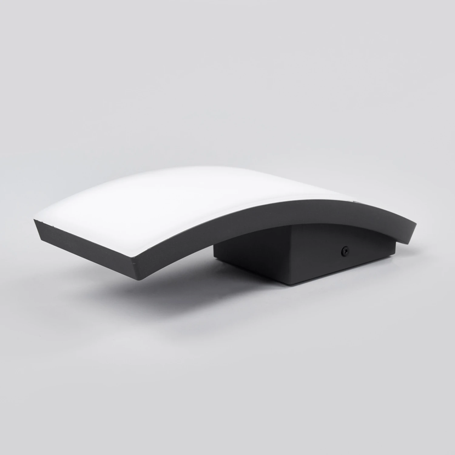 Lucande Gewölbte LED-Außenwandleuchte Siara, Dunkelgrau 6 Lucande Gewölbte LED-Außenwandleuchte Siara, Dunkelgrau – Bild 6