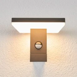 Lucande Bewegungsmelder-Außenwandleuchte Olesia Mit LED -Lucande 9619140 3