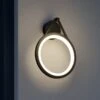 Lucande LED-Außenwandleuchte Mirco, Ringförmig, IP65
