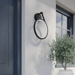 Lucande LED-Außenwandleuchte Mirco, Ringförmig, IP65 11 Lucande LED-Außenwandleuchte Mirco, Ringförmig, IP65 -Lucande 9619145 2