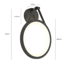 Lucande LED-Außenwandleuchte Mirco, Ringförmig, IP65 13 Lucande LED-Außenwandleuchte Mirco, Ringförmig, IP65 -Lucande 9619145 4