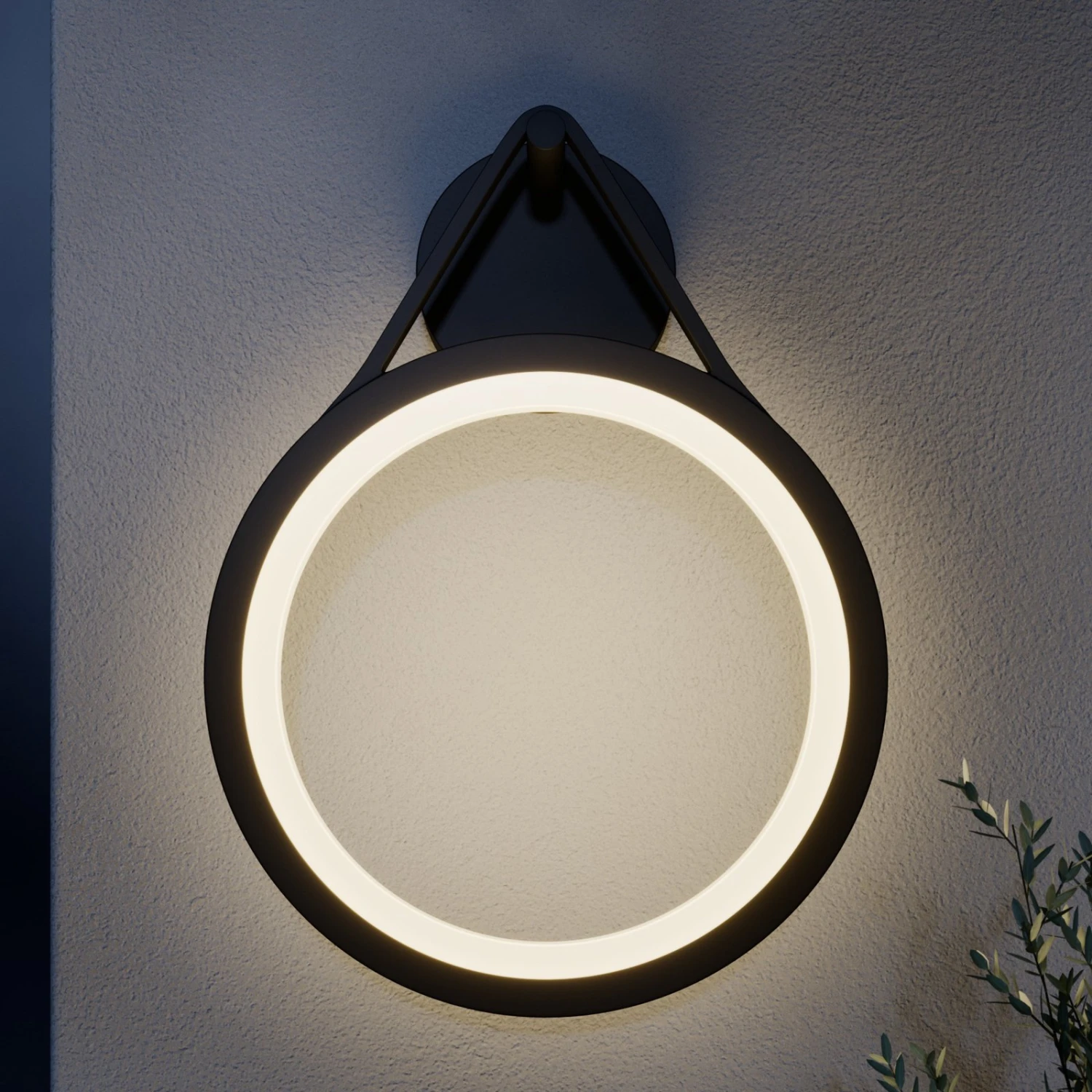 Lucande LED-Außenwandleuchte Mirco, Ringförmig, IP65 7 Lucande LED-Außenwandleuchte Mirco, Ringförmig, IP65 – Bild 7