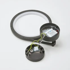 Lucande LED-Außenwandleuchte Mirco, Ringförmig, IP65 17 Lucande LED-Außenwandleuchte Mirco, Ringförmig, IP65 -Lucande 9619145 8