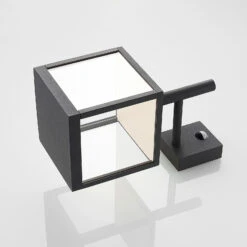 Lucande LED-Außenwandleuchte Cube, Graphit, Mit Sensor -Lucande 9619160 5