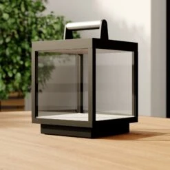 Lucande LED-Tischleuchte Cube Für Außen, Akkubetrieb -Lucande 9619161 2