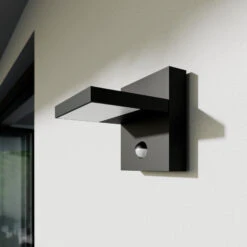 Lucande LED-Außenwandlampe Silvan, Dunkelgrau, Mit Sensor -Lucande 9619174 2